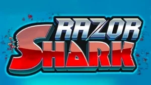 Tampilan visual permainan slot Razor Shark dengan tema bawah laut